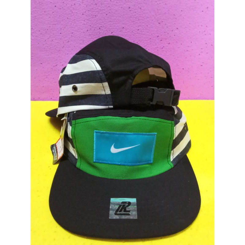 TOPI CAP 5PANEL BASEBALL NIKE MOTIF SALUR BAGUS