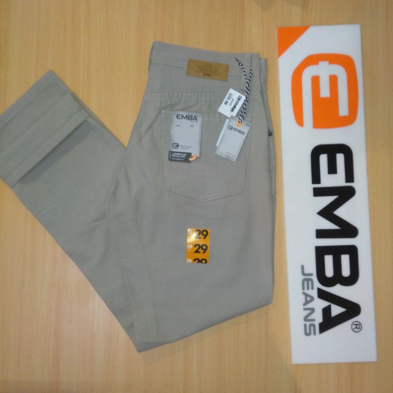 Emba Chinos Jordan reguler / Celana Emba Original Pria / Ramayana Mall