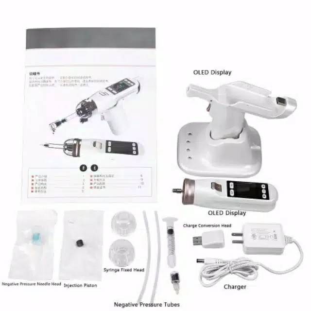 Mesotheraphy Mesogun Ez injector alat injeksi serum  pressure mesotheraphy needle