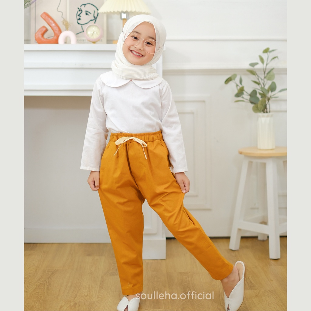 Soulleha KIDS LINEN PANTS CELANA PANJANG LINEN ANAK UNISEX