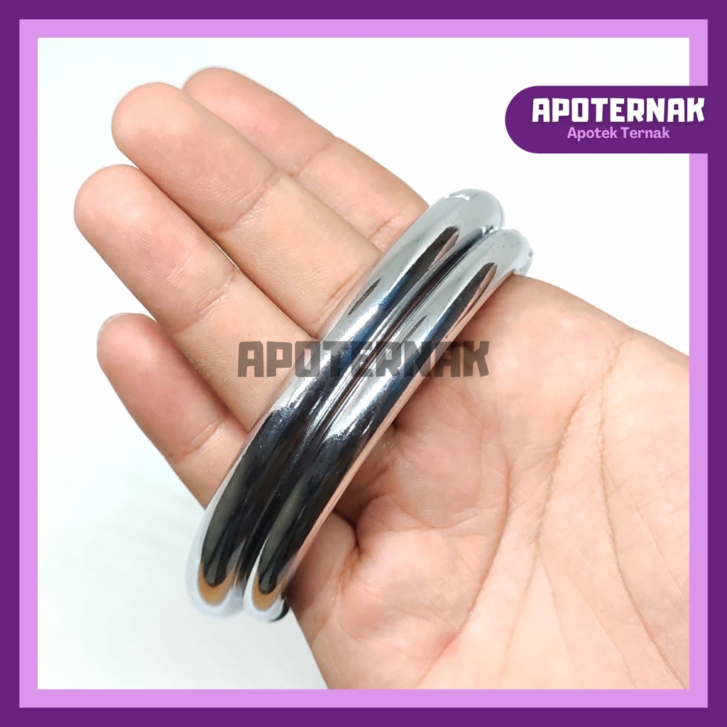 BULL RING | Cincin/Anting Tindik Hidung Sapi Kerbau | Diameter 8 dan 9 cm | Apoternak