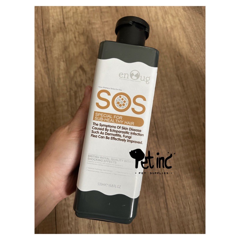 SOS shampoo skin disease (jamur, kutu, infeksi, gatal2 dll) 530ml