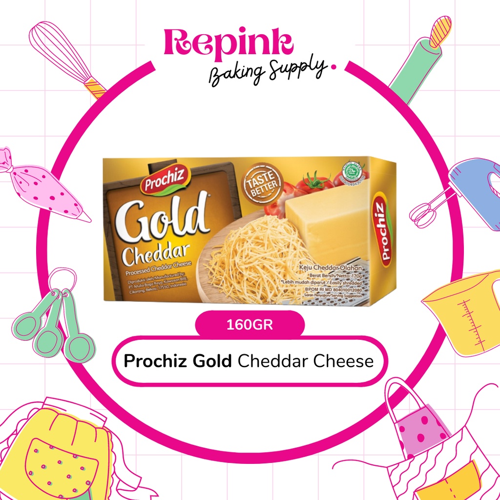 

Keju Prochiz Gold Cheddar Cheese 160gr