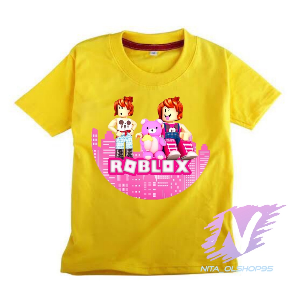 kaos anak baju anak roblox minecraft