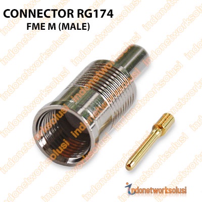 KONEKTOR CONNECTOR RG174 FME M (MALE)