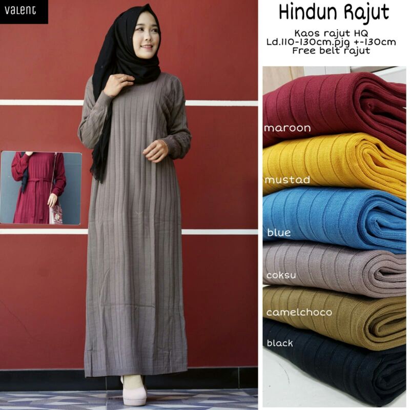 HINDUN GAMIS RAJUT WANITA BY VALENT