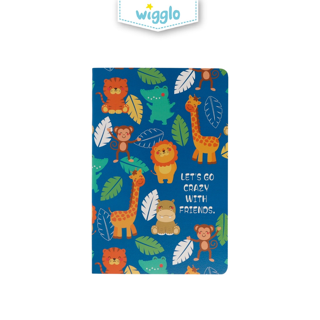 

Wigglo Notebook Wild Friends Blue