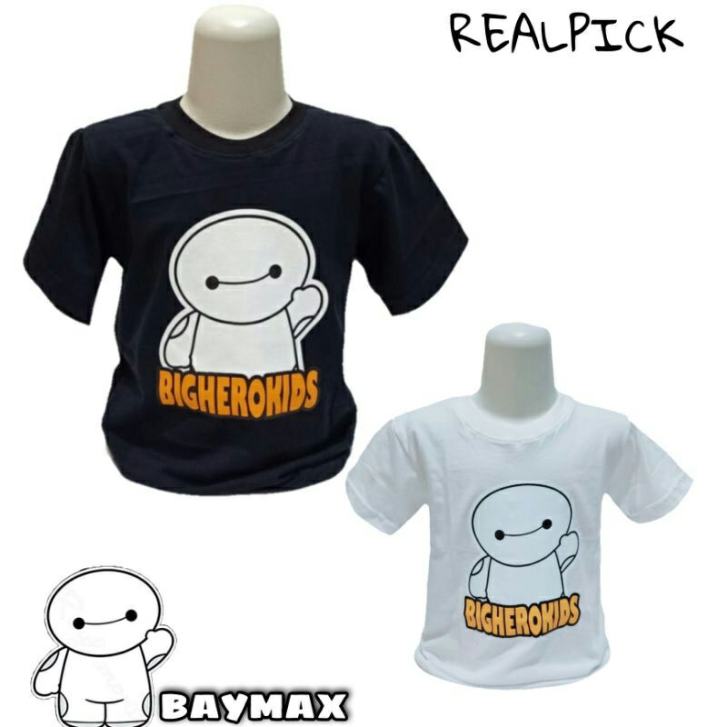 baju kaos anak karaker baymax baju anak kaos oblong anak usia 1-10 tahun baju anak anak