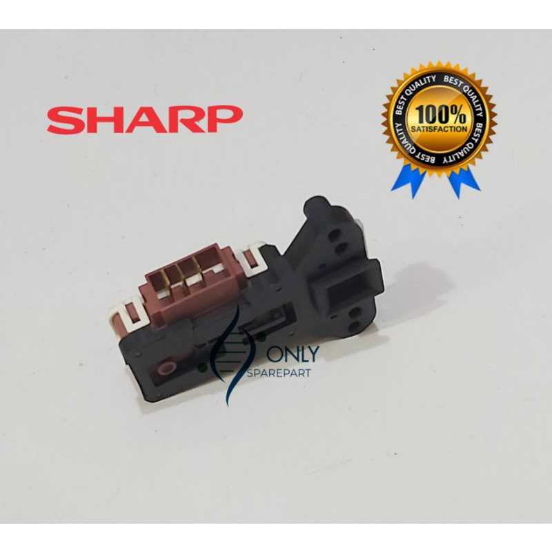 DOOR LOCK SWITCH PINTU MESIN CUCI SHARP ESFL 862/872/1080