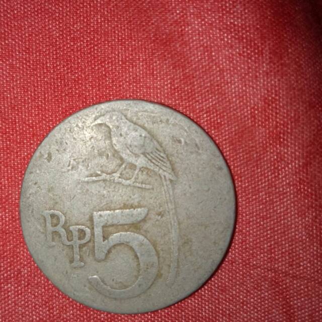 Uang 5 rupiah tahun 1970