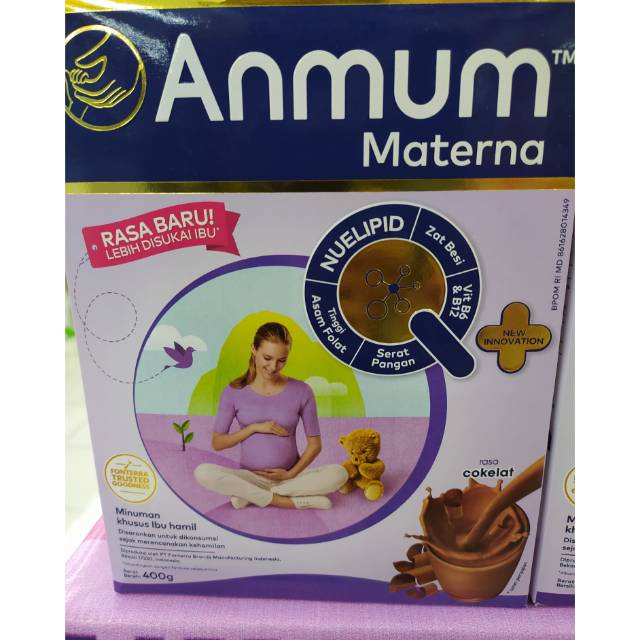 Anmum Materna Susu Ibu Hamil Promil Menyusui 200g 400g Coklat Strawberry