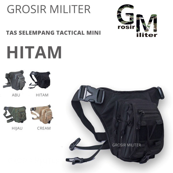 GM Tas Tactical Selempang&Pinggang Mini polos Premium