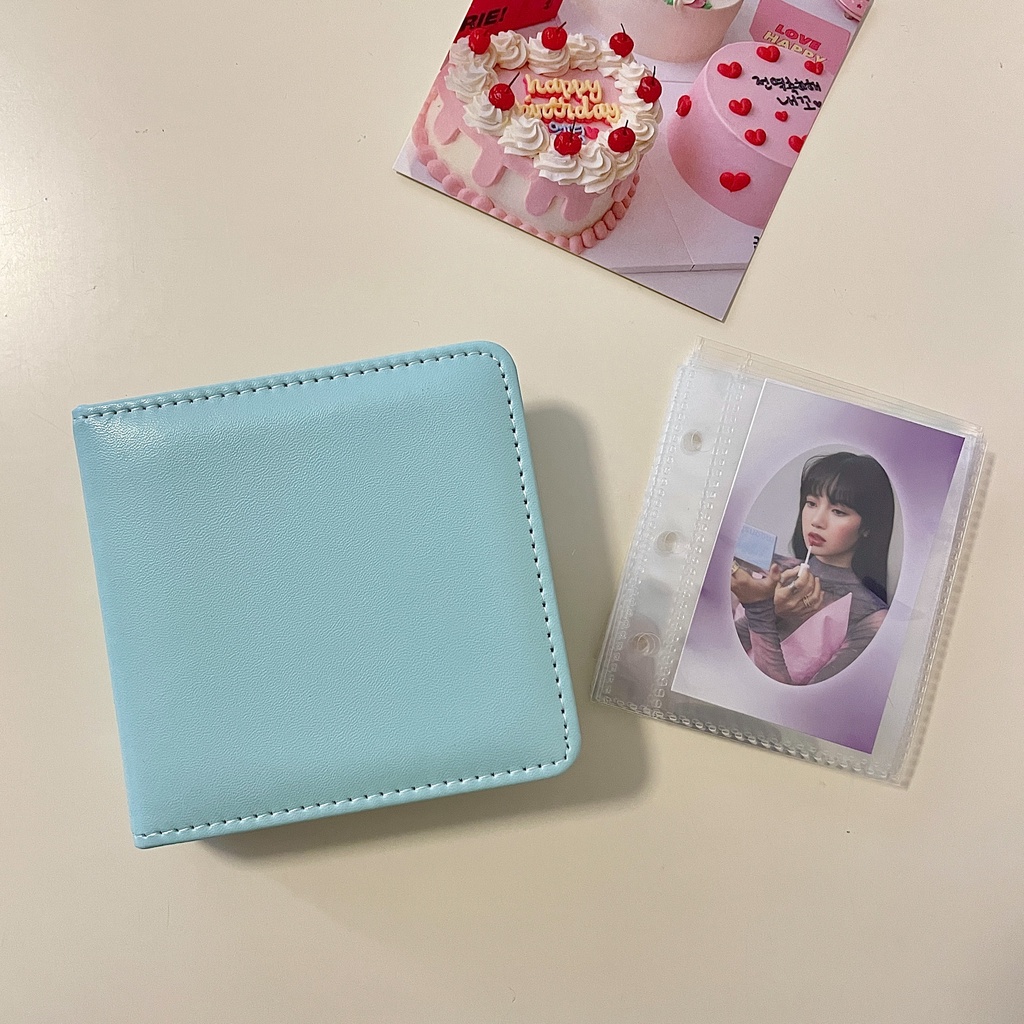 Buku Album Foto Polaroid Bahan Kulit pu Ukuran 3 Inch