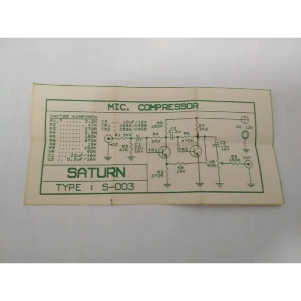 PCB Penguat Microphone S-003