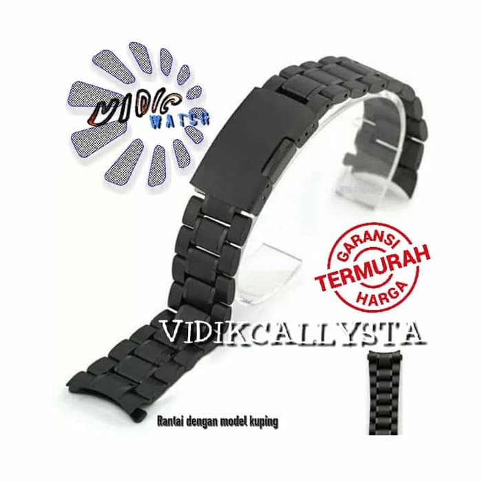 STRAP WATCH / TALI JAM RANTAI STAINLESS 18 20 22 24 26 MM LUG KUPING