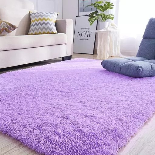 Karpet lantai bulu rasfur 200x120x4.5cm tikar Lantai Anti Slip Permadani Keset Bulu Matras Kasur