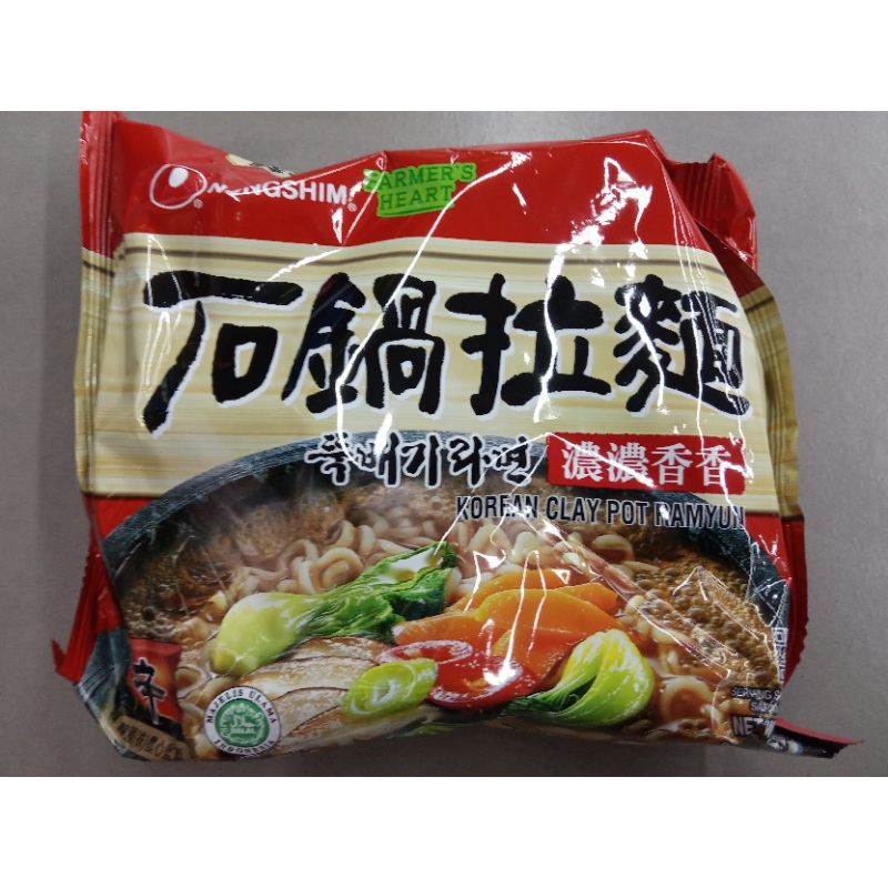 

nongshim korean clay pot ramyun 120gram