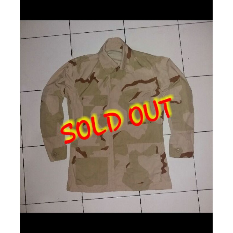 BDU 3DCU Desert Issue Us Army not Kemeja Woodland