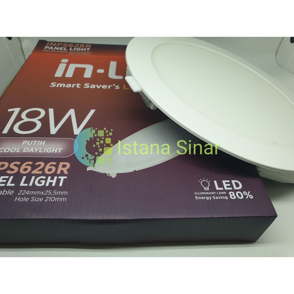 Jual Lampu Led Plafon Inlite Slim Downlight Led In Lite 18 Watt Lampu