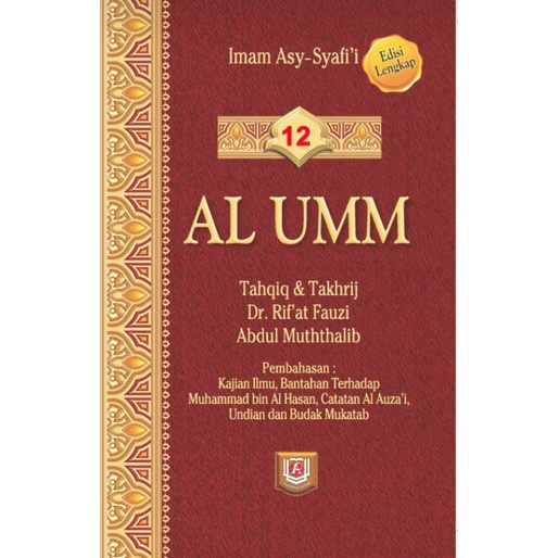 ORIGINAL  Kitab Terjemah Al Umm Jilid 12 (Edisi Lengkap) - Pustaka Azzam