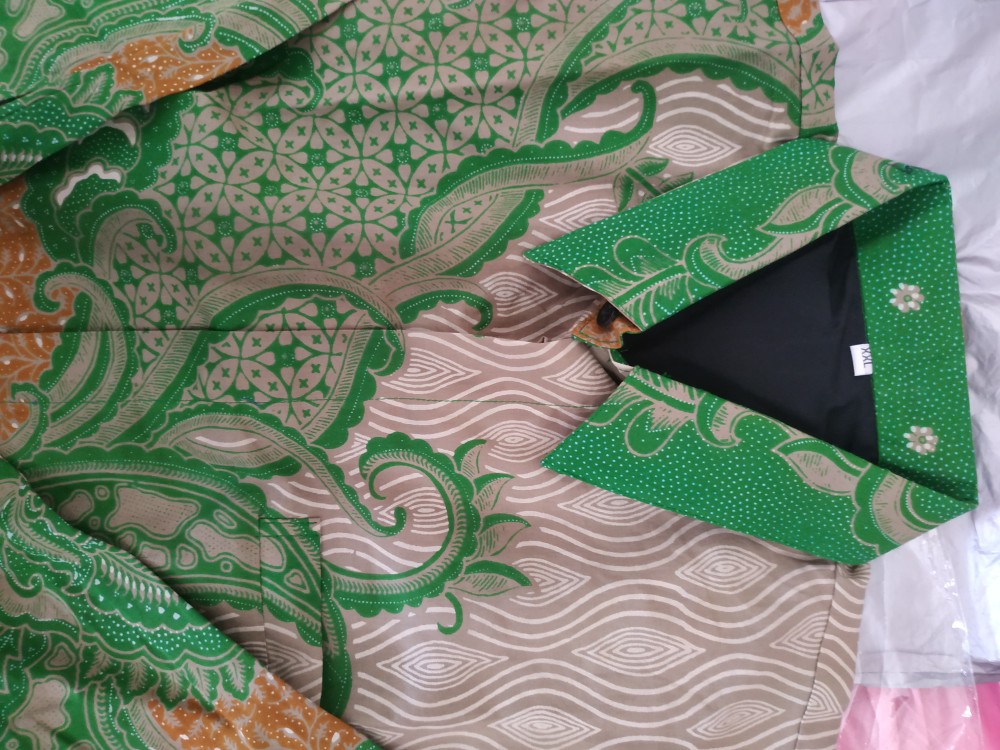 Wirotomo Hijau Kemeja Batik Pria Atasan Batik Baju Batik Pria Lengan Panjang Batik Modern By Ukail