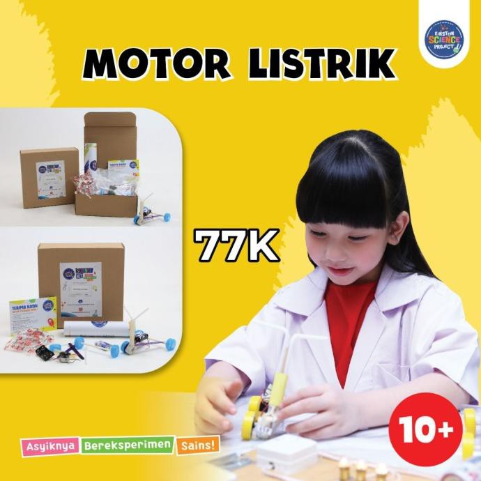 Mainan Edukasi / Alat Eksperimen / Percobaan Sains Motor Listrik