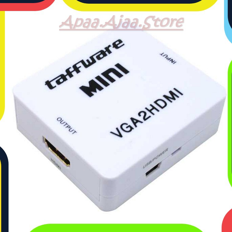 Bayar Ditempat Taffware Saintholly Konverter VGA ke HDMI- ST-218