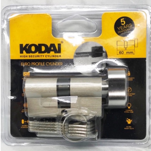 SILINDER KUNCI PUTAR KODAI KNOP KNOB KNOP PUTAR CYLINDER KUNCI PINTU BESAR KNOB PUTR KODAI SILINDER 