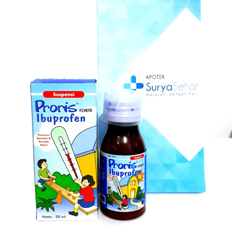 Pharos Proris 60 ml/ Proris Forte Suspensi 50 ml Penurun Demam dan Pereda Nyeri diatas 1 tahun