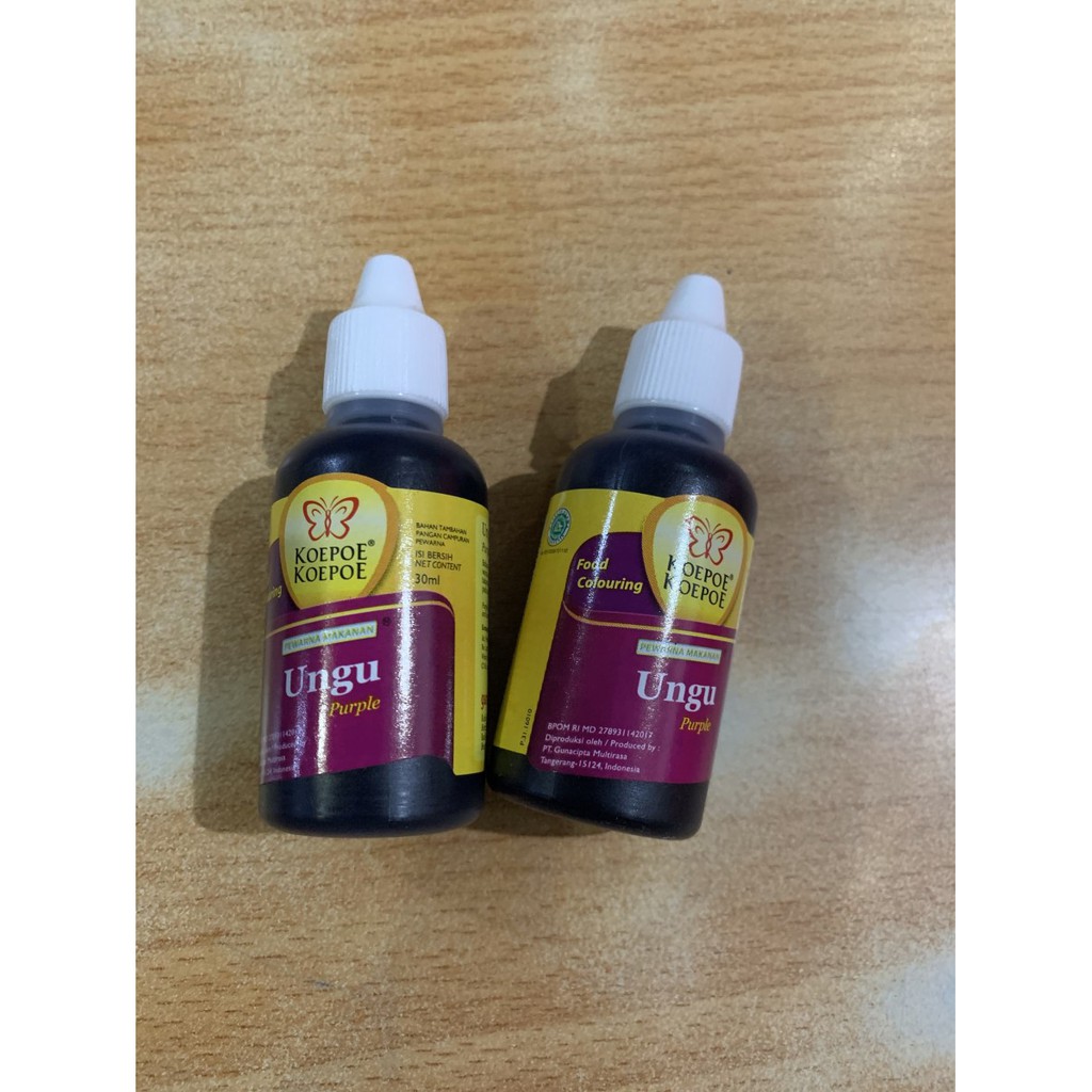 

Koepoe Koepoe Pewarna Ungu 30 ML / Purple kupu kupu