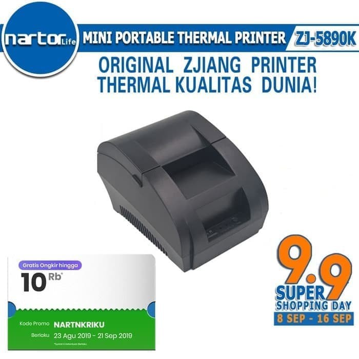 Zjiang POS Thermal Receipt Printer - ZJ-5890K