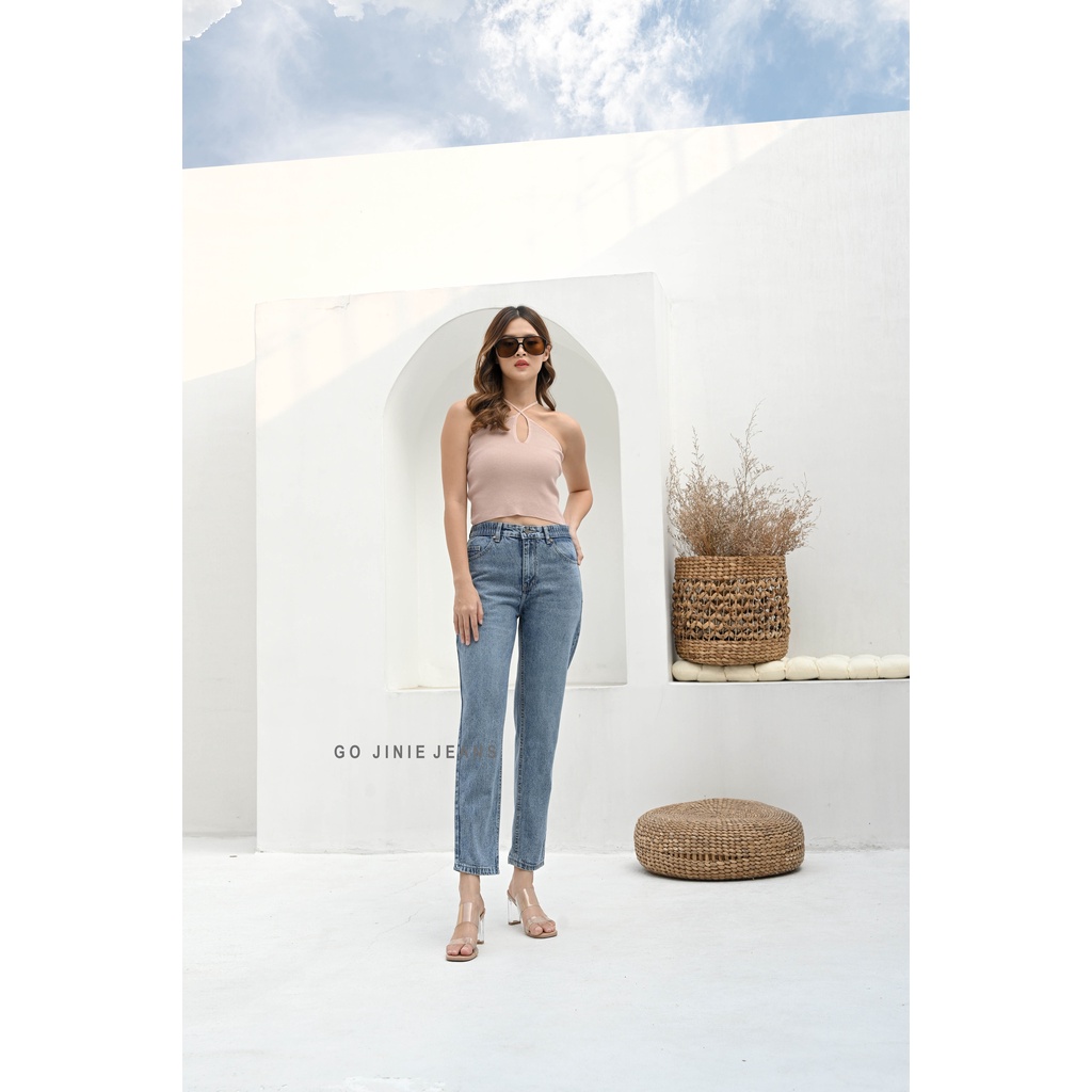 GOJINIEJEANS - Highwaist Boyfriend Jeans - 3296 -  COMFORT BOYFRIEND