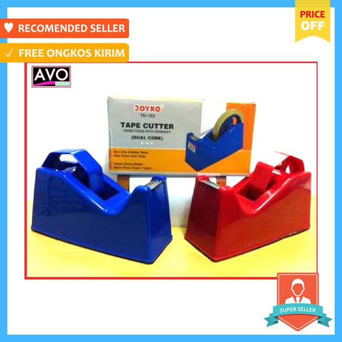 

Selotip & Double Tape - Tape Cutter Dispenser Lakban Selotip Pemotong Praktis Pengikat