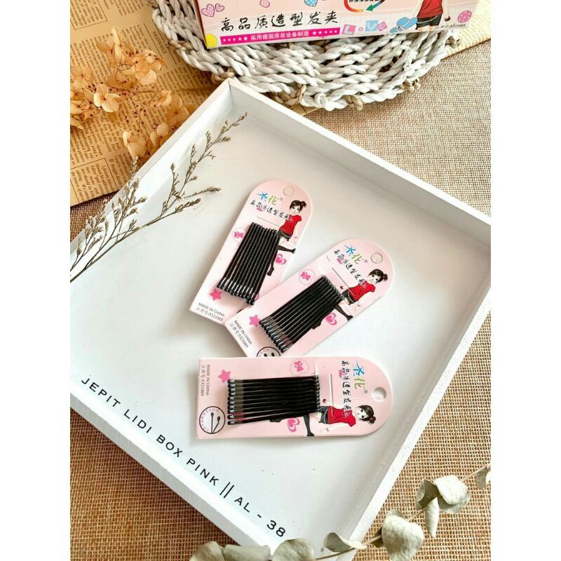 JEPIT LIDI IMPORT 5,5CM CARD PINK ( 10pcs)