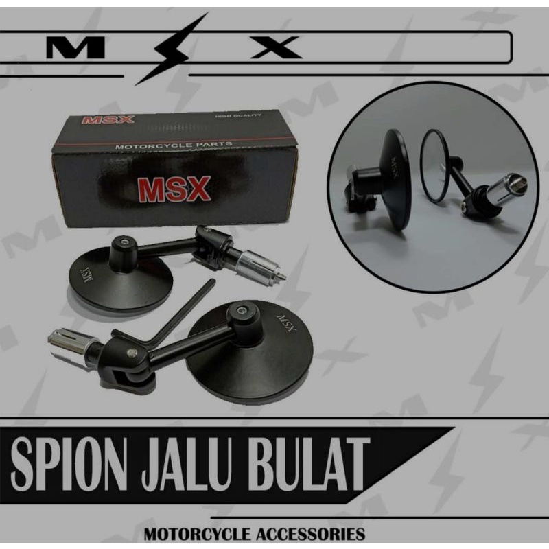 SPION JALU BULAT / SPION BAR END MOTOR NMAX AEROX LEXI PCX SCOOPY VARIO MIO FINO BEAT VARIASI MOTOR