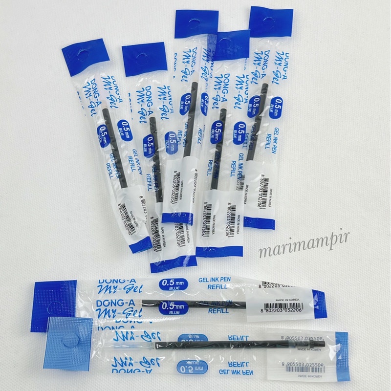 

REFILL / ISI PULPEN GEL / CAIR DONG-A MY GEL WARNA BIRU