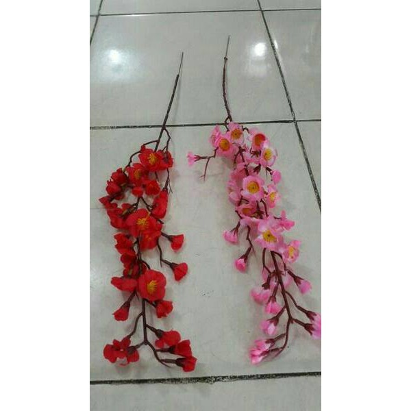 

Promo bung sakura/sakura/bunga sakura hias/sakura plastik/bunga merah/imlek Berkualitas