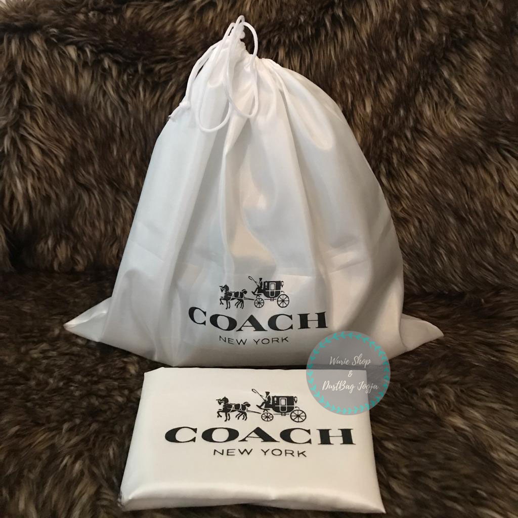 COACH *SATIN* Dustbag Pengganti Sarung Tas Pelindung Debu Dust Bag DB Branded