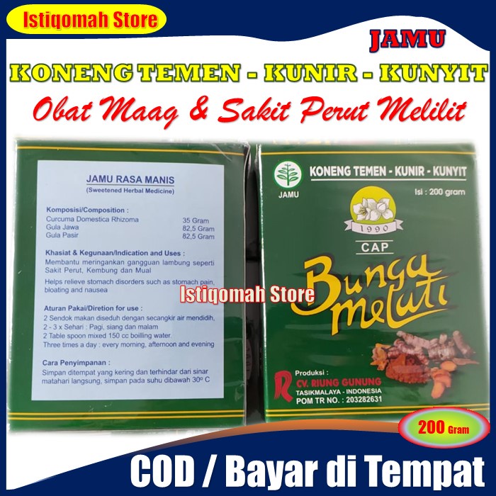 Obat Maag Maagh Sakit Perut Mag Magh Perut Melilit Herbal Ampuh Terlaris - KONENG TEMEN KUNIR KUNYIT