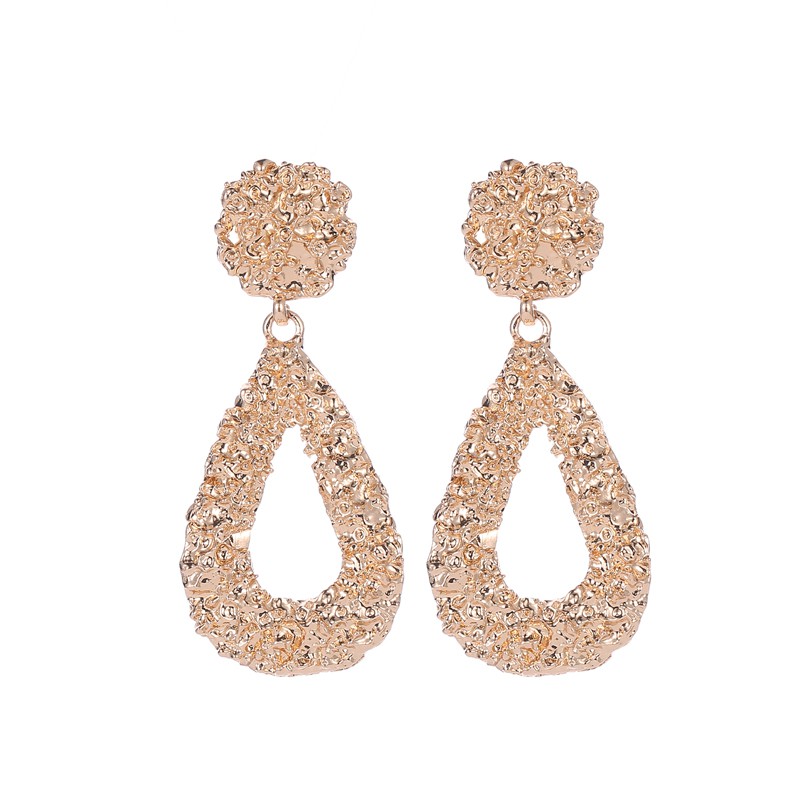 （COD）Anting Ala Korea Bentuk Tetesan Air / Anting Paduan Air Anting / Aksesoris Fashion Import Murah-2