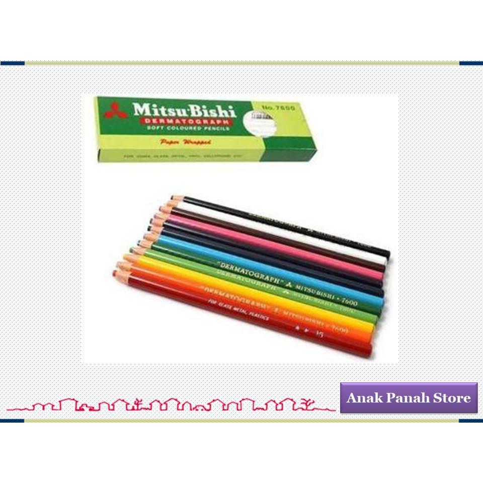 

Pensil Kaca / Dermatograph Mitsubishi (isi 12 pcs)