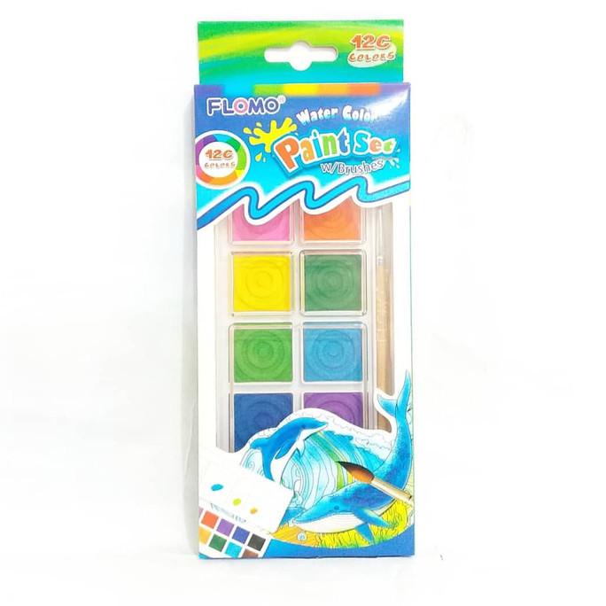 

Ready...Ready...Ready...] FLOMO WATER COLOR PAINT SET 12 STAEDTLER - STAEDTLER