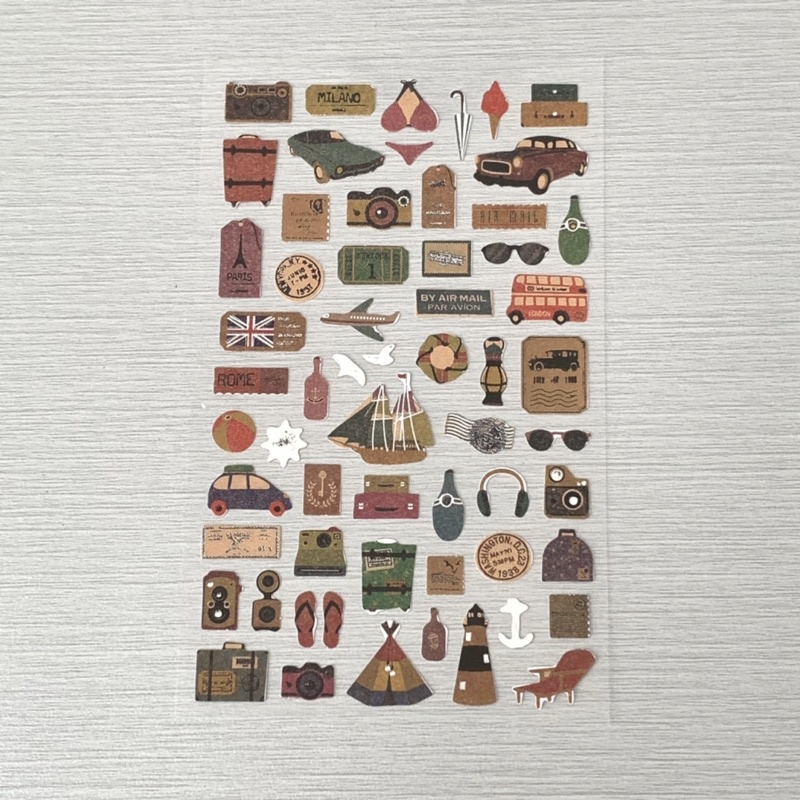 

1 lembar stiker travel / 1 pcs travel sticker