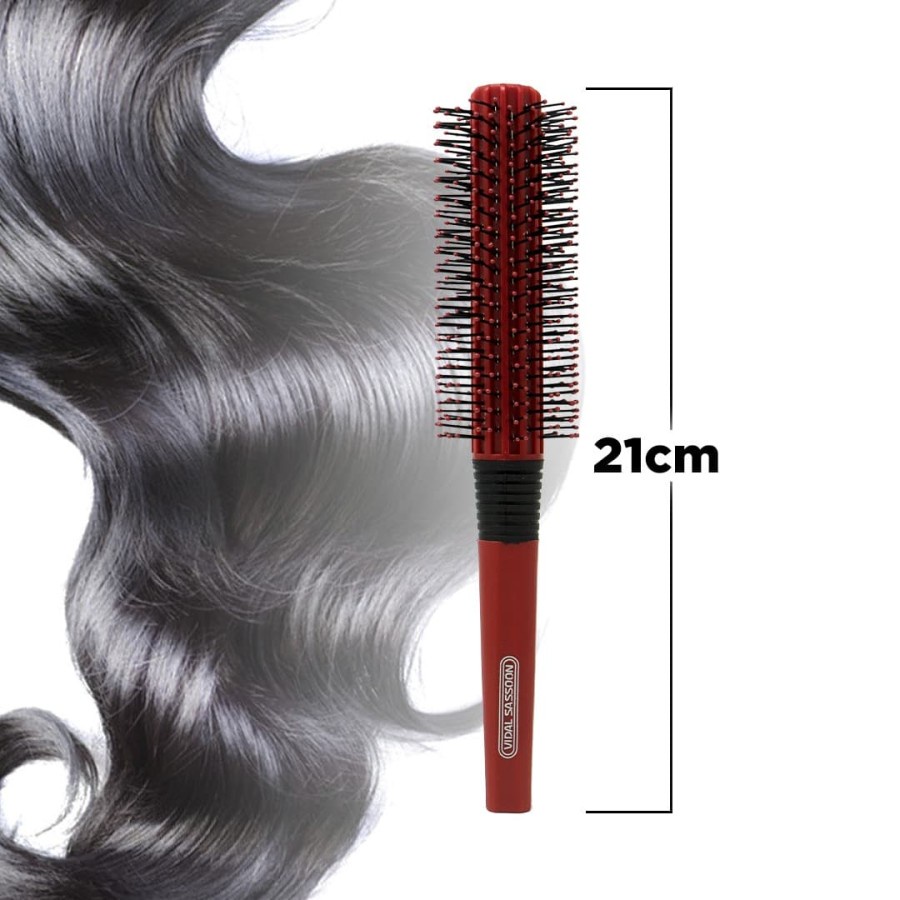 Sisir Rambut Pria Wanita Vidal Sassoon Round Brush Tipe 2048