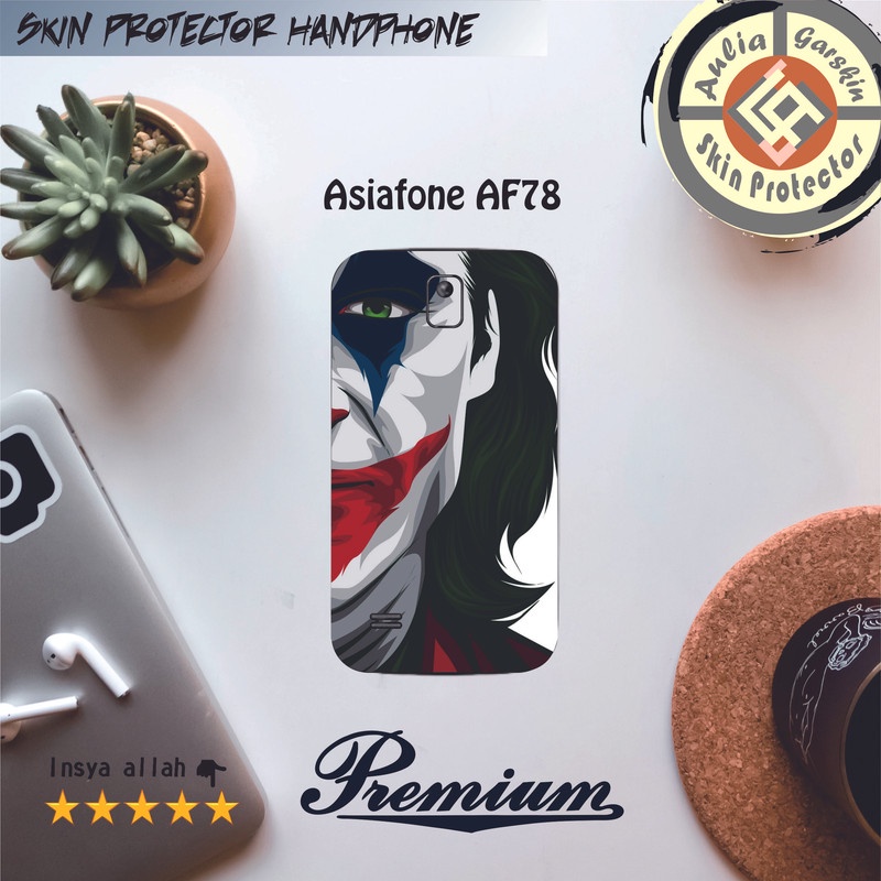 Dapat 2pcs Garskin HP Asiafone AF78 Motif ii - Free Custom Motif Via Chat