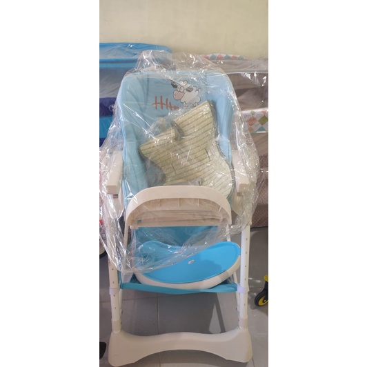 Pliko Baby High Chair / Baby Chair / Kursi Makan Bayi PK 563 Bamboo - Blue