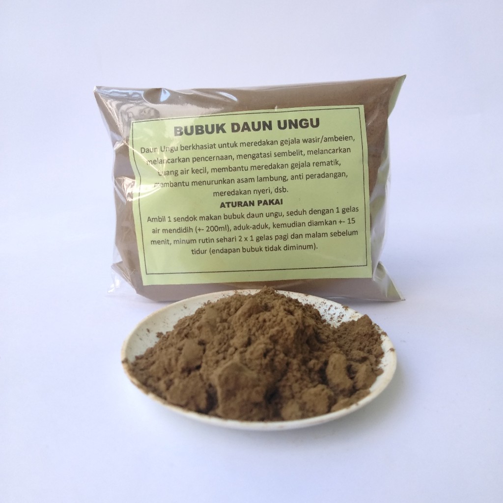 

Bubuk Daun Ungu 100gram