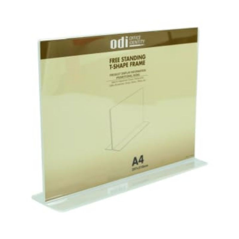 

Odi Sign Holder Acrylic Horizontal T A4
