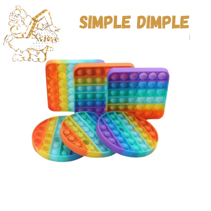 SIMPLE DIMPLE POP IT RAINBOW MAINAN POP ITS