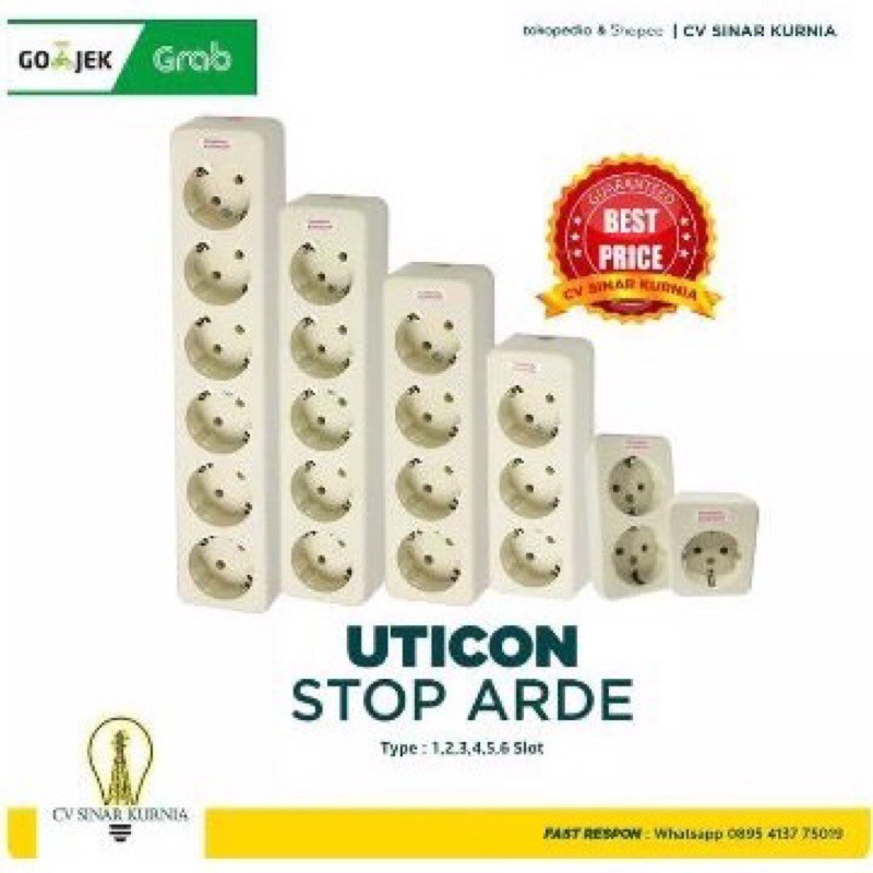 STOP ARDE UTICON TERMINAL COLOKAN LISTRIK